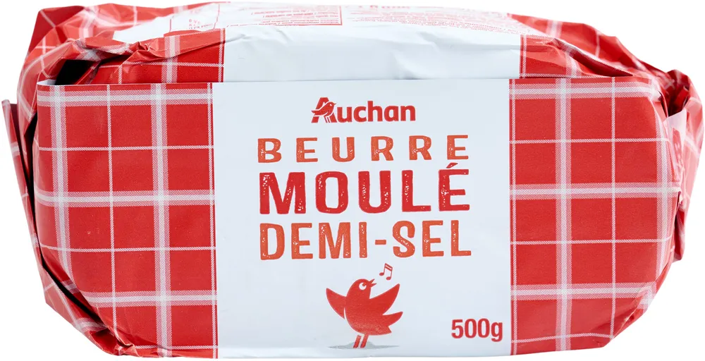 Beurre moulé demi-sel
