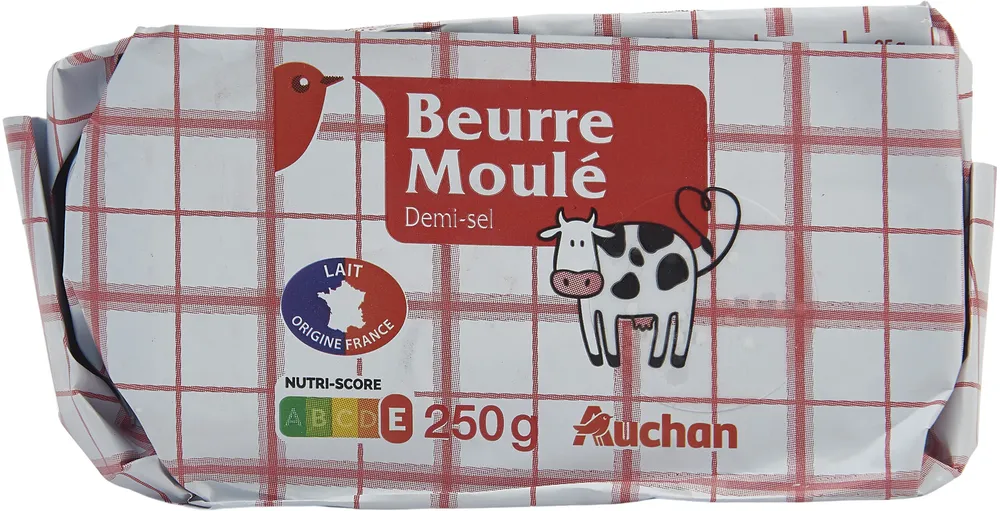 Beurre moulé demi-sel
