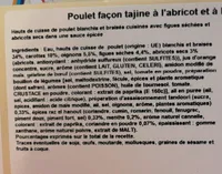 Poulet façon tajine à l'abricot et à la figue