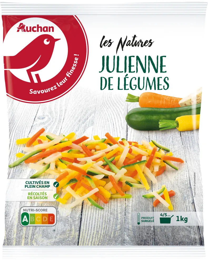 Julienne de légumes