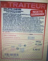 Galette chèvre