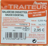 Salade de crevettes sauce cocktail