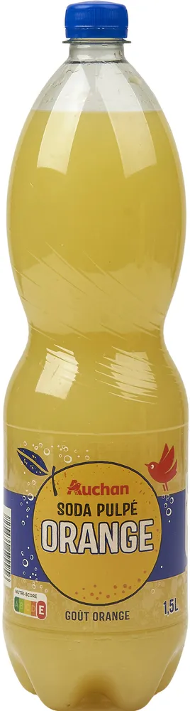 Soda pulpé orange - Goût orange