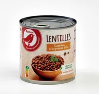 Lentilles Cuisinées à la graisse d'Oie