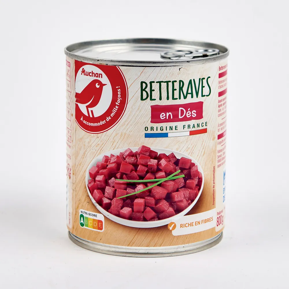 Betteraves rouges en dés
