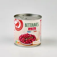 Betteraves rouges en dés