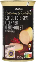 Bloc de foie gras de Canard du Sud-Ouest 30% de morceaux