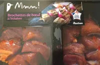 Brochettes de boeuf a l'echalote