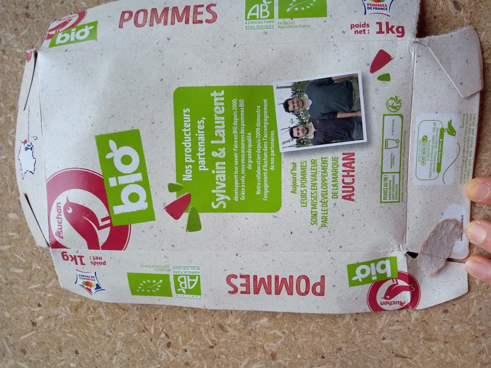 Biologique Pomme Royal Gala cat 2 Origine FRANCE