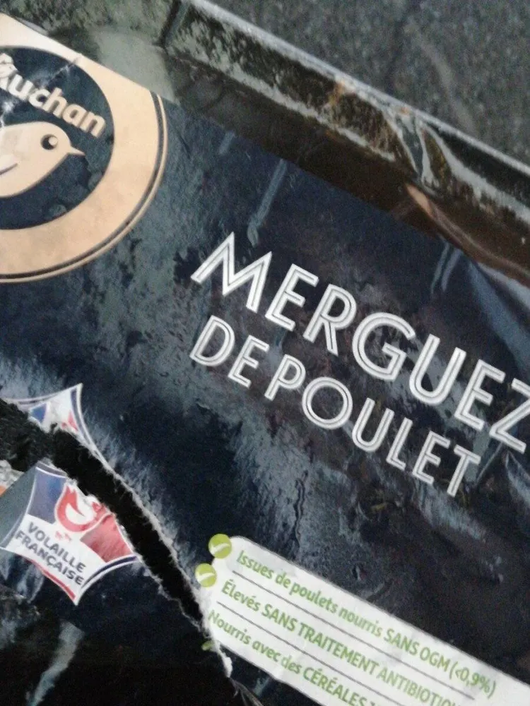 Merguez de poulet