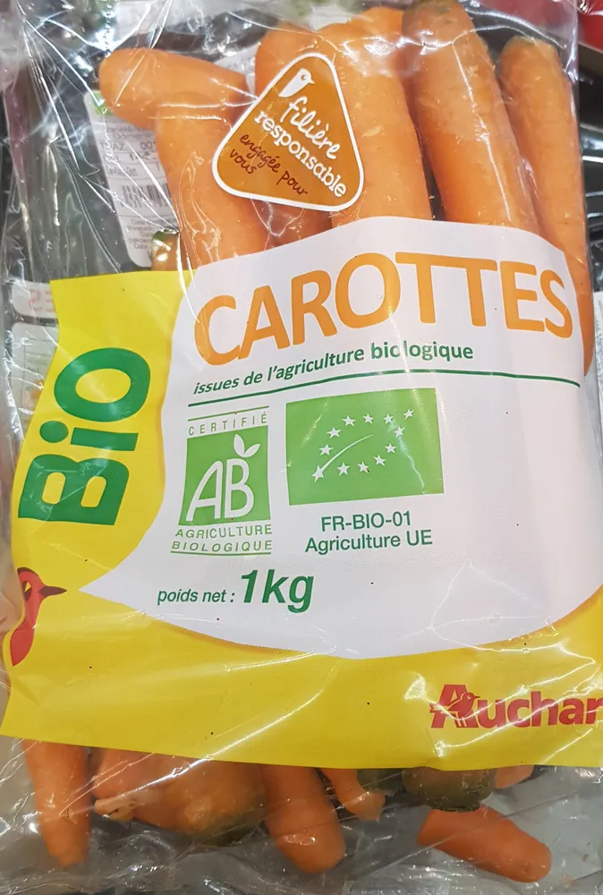 Carotte bio sachet
