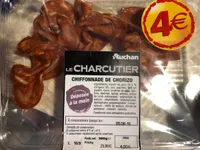 Chiffonade de chorizo