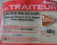 Sauté de Veau aux Olives