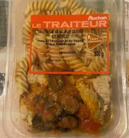 Saute de veau aux olives et fusili