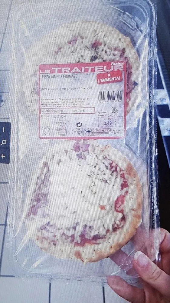 Pizza jambon fromage