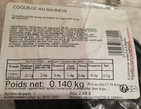 Coquille de saumon