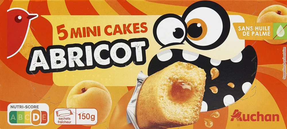 5 mini cakes saveur Abricot