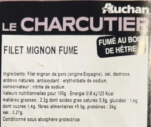 Filet mignon fume