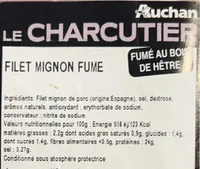 Filet mignon fume