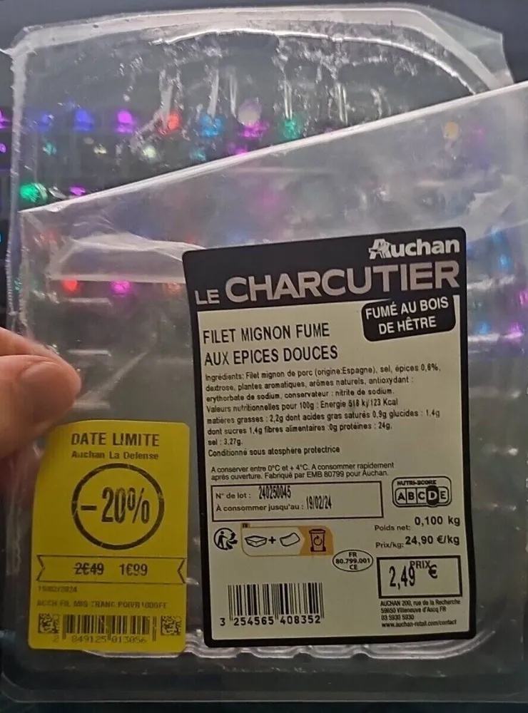 Filet Mignon Fumé aux épices douces