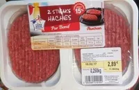 2 steaks hachés pur boeuf