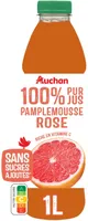 100% PUR JUSPamplemousse RoseRiche en vitamine CSans sucres ajoutés** Comme tous les jus de fruits. Contient les sucres naturellement présents dans les fruits.
