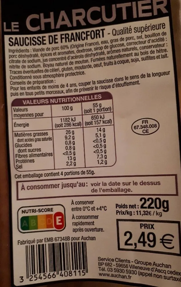 Saucisse de Francfort