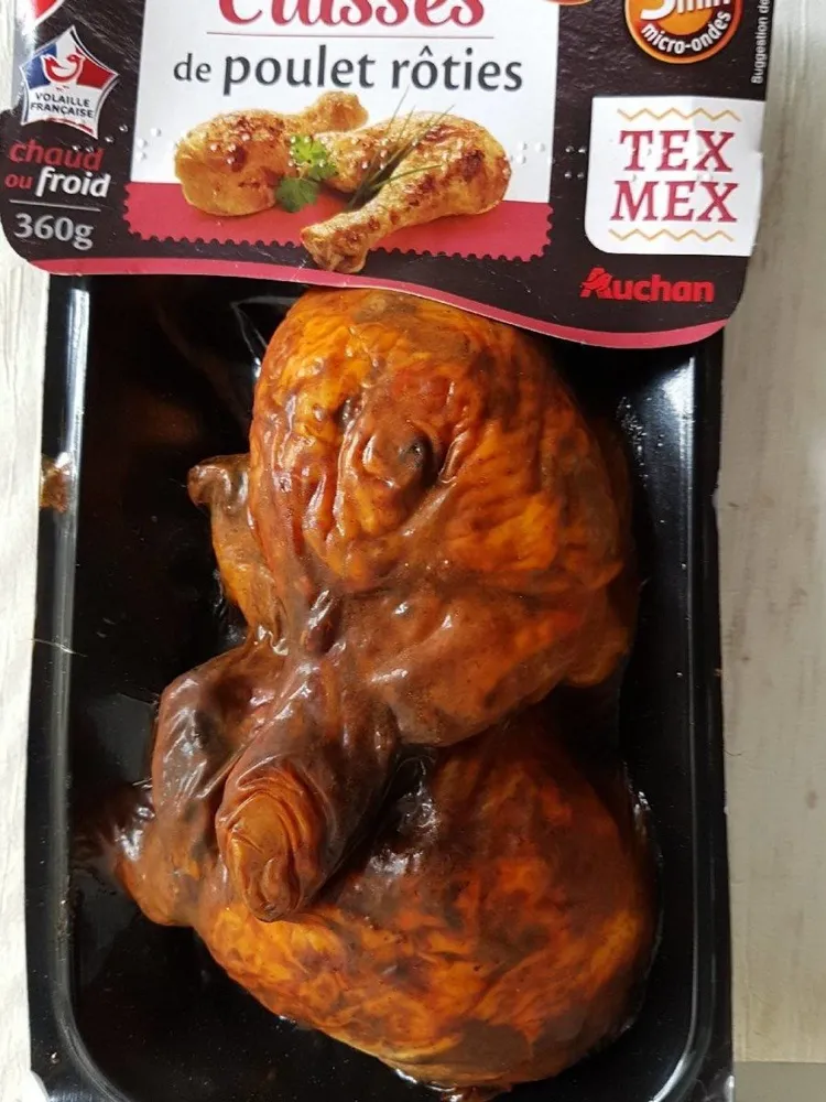 Cuisses de poulet roties