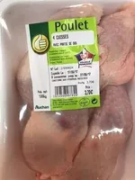 Cuisses de poulet avec partie de dos