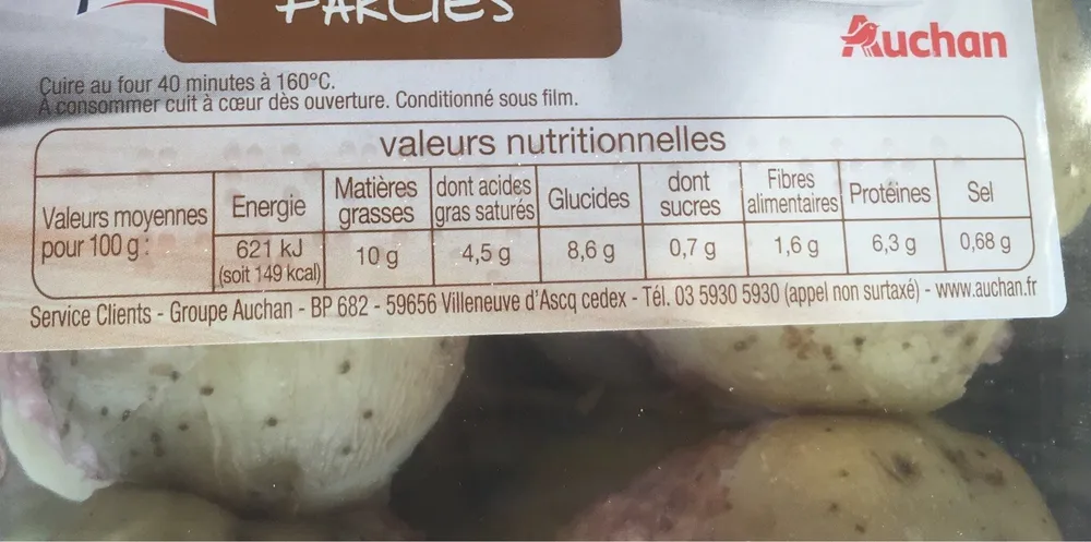 Pomme de terre campagnarde x6
