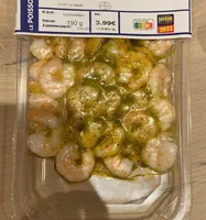 Crevettes decortiquees marinees ail et fines herbes