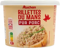 Rillettes du Mans pur porc sans conservateur