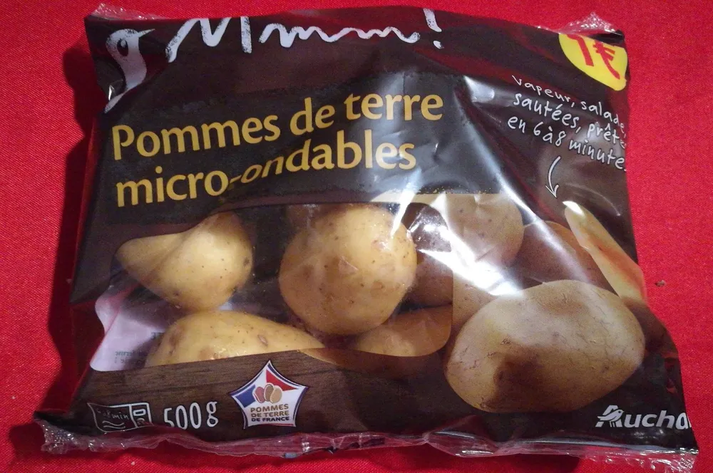 Pommes de terre micro ondables
