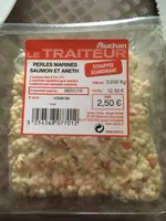 Perles marines saumon et aneth