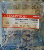 16 mini-paniers feuilletée