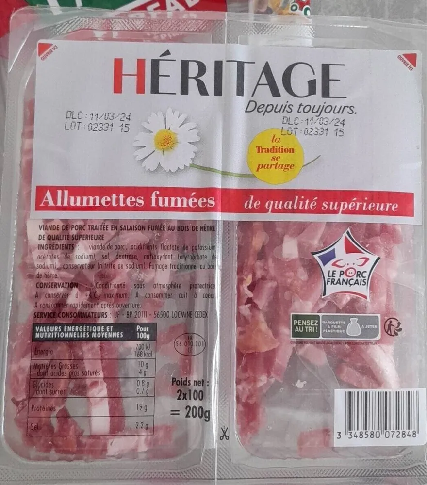 Allumettes fumées