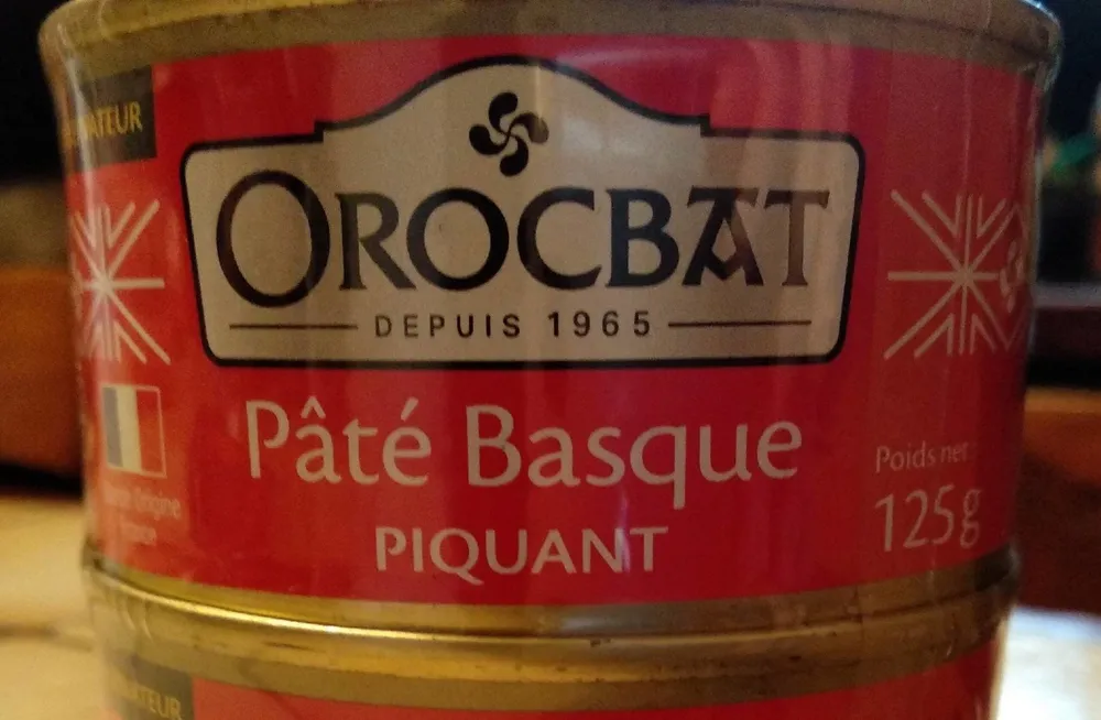 Pâté basque piquant