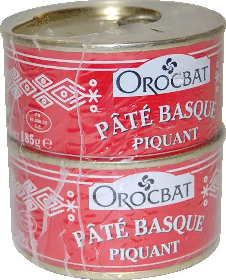 Lot 2 Pâtés Basque Piquant Orocbat