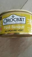 Pâté basque au poivre vert