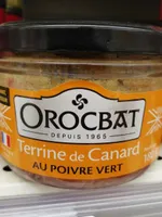 Terrine de canard au poivre vert