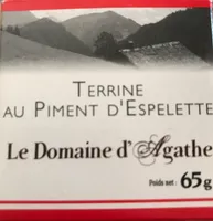 Terrine au piment d'espelette