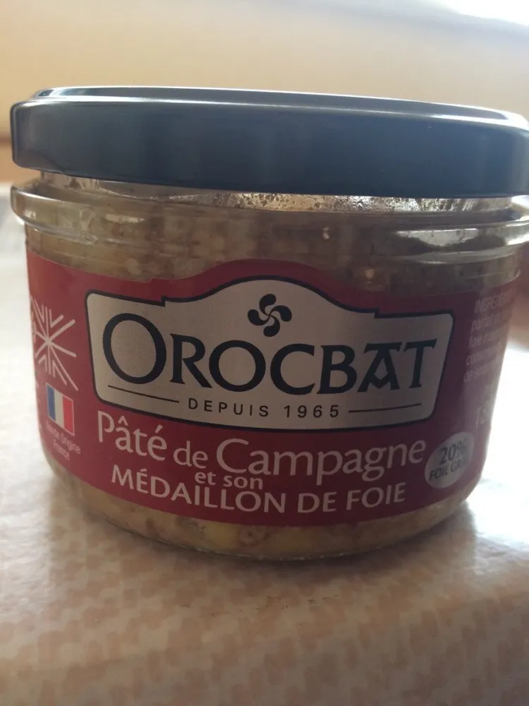 Paté de campagne et son medaillon de foie