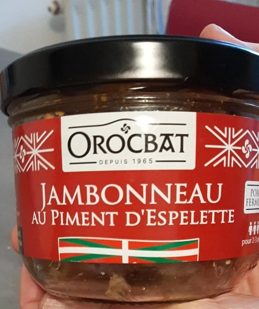 Jambonneau au piment s espelette