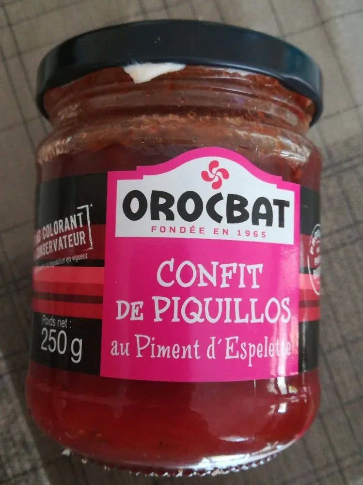 Confit de piquillos au piment d'Espelette