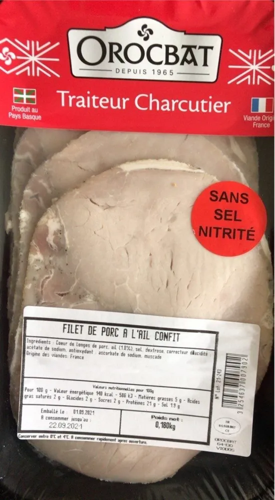 Filet de porc à l'ail confit