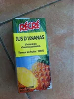 Jus D'ananas Sans Sucres Ajoutés 1L