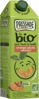 Jus d'orange pêche abricot bio