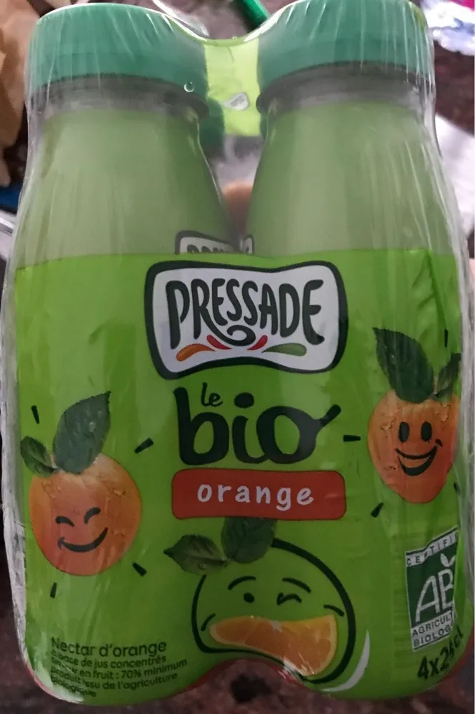 Jus D Orange Bio -lot De 4 Bouteilles De 25CL