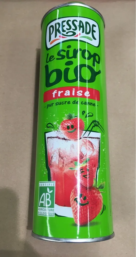 Le sirop bio