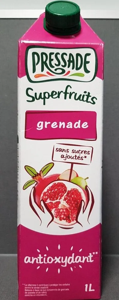 Superfruits Grenade sans sucres ajoutés